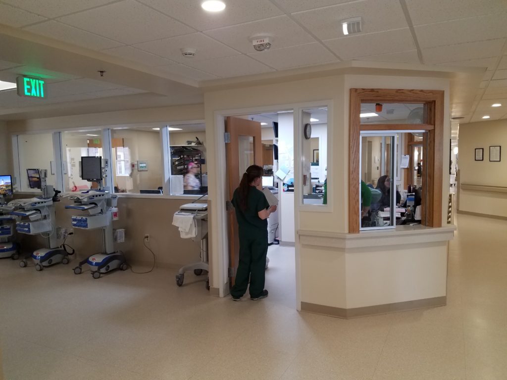 Gifford’s former existing nursing home rooms were renovated (15,000 SF) into inpatient care beds.  The space was updated to meet today’s standards.  Once that area was completed, the LDRP space (6,000 SF) was renovated.